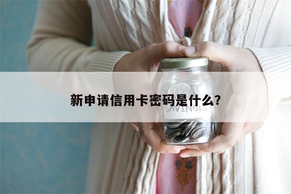 新申请信用卡密码是什么?