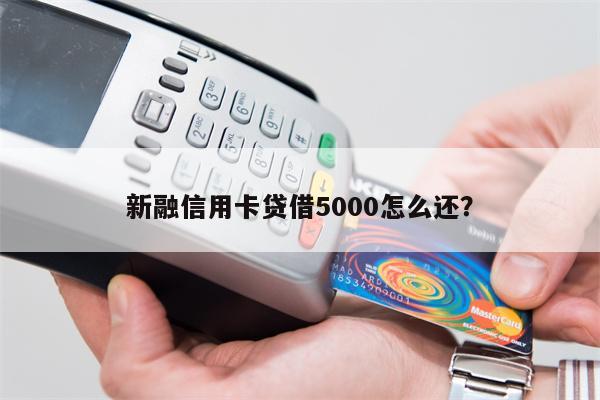 新融信用卡贷借5000怎么还?