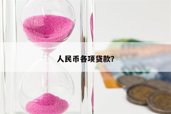 人民币各项贷款?