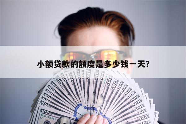 小额贷款的额度是多少钱一天?