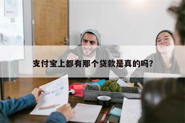 支付宝上都有那个贷款是真的吗?