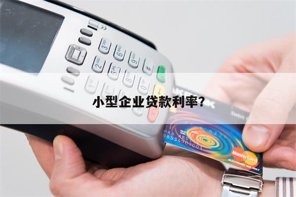 小型企业贷款利率?