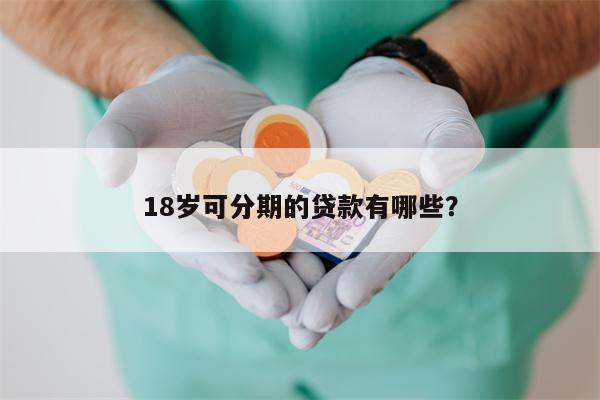 18岁可分期的贷款有哪些?