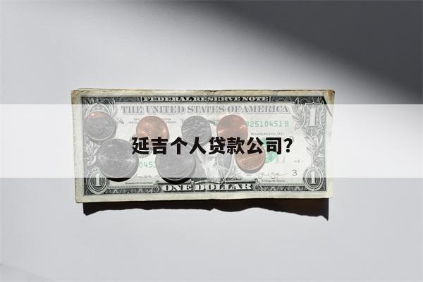 延吉个人贷款公司?