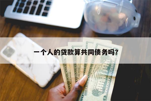 一个人的贷款算共同债务吗?