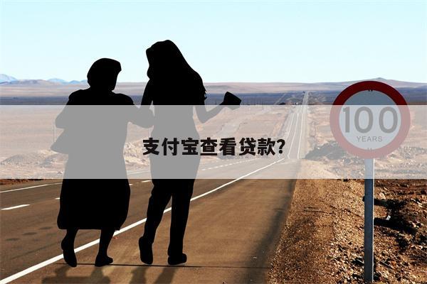 支付宝查看贷款?