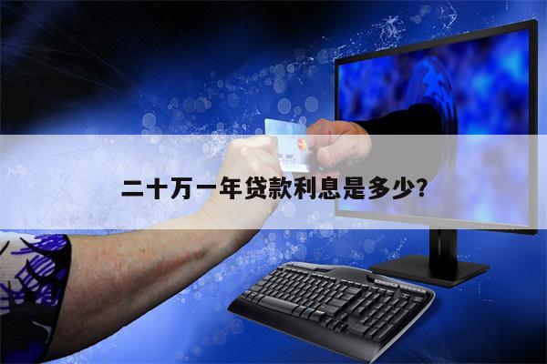 二十万一年贷款利息是多少?
