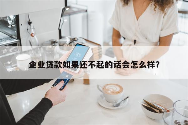 企业贷款如果还不起的话会怎么样?