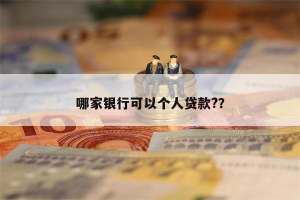 哪家银行可以个人贷款??