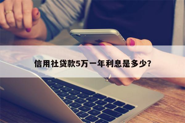 信用社贷款5万一年利息是多少?