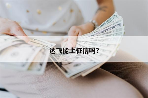 达飞能上征信吗?
