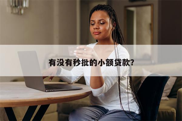 有没有秒批的小额贷款?