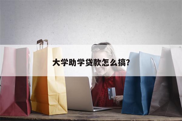 大学助学贷款怎么搞?