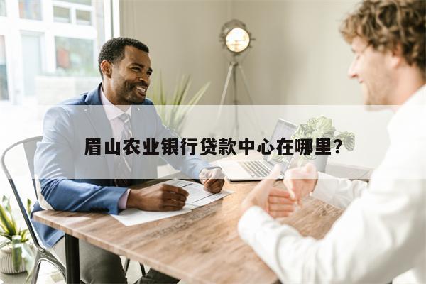 眉山农业银行贷款中心在哪里?