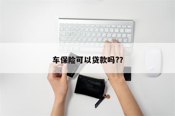 车保险可以贷款吗??