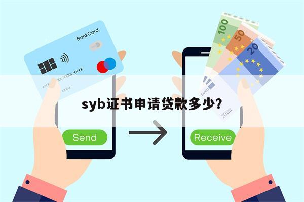 syb证书申请贷款多少?