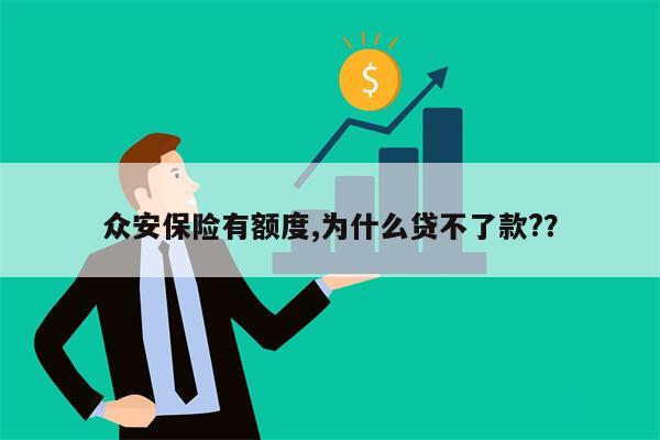众安保险有额度,为什么贷不了款??