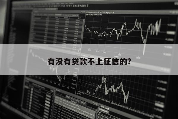 有没有贷款不上征信的?