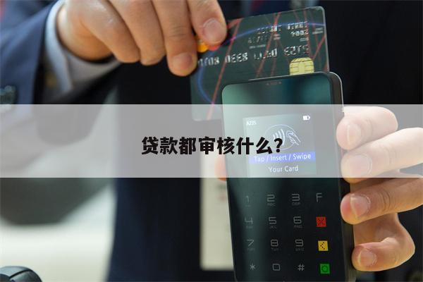 贷款都审核什么?