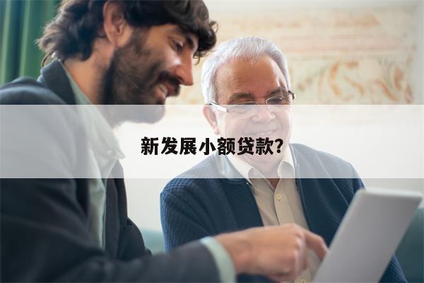 新发展小额贷款?