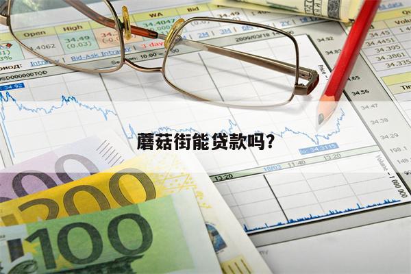 蘑菇街能贷款吗?
