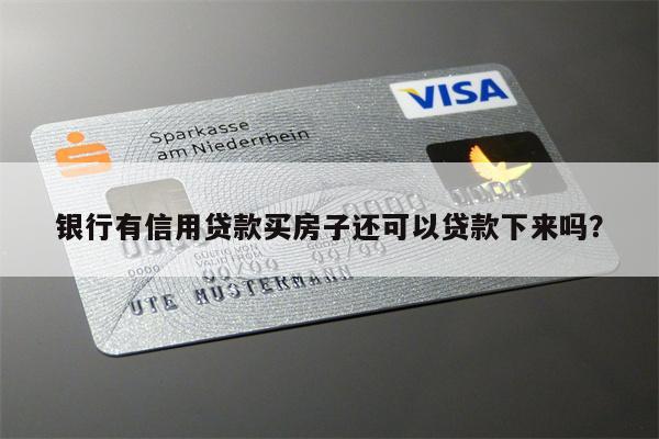 银行有信用贷款买房子还可以贷款下来吗?
