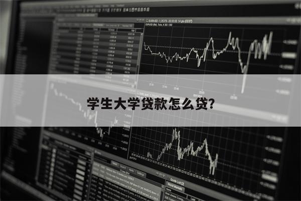 学生大学贷款怎么贷?