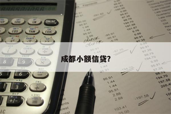 成都小额信贷?