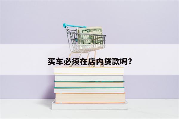买车必须在店内贷款吗?